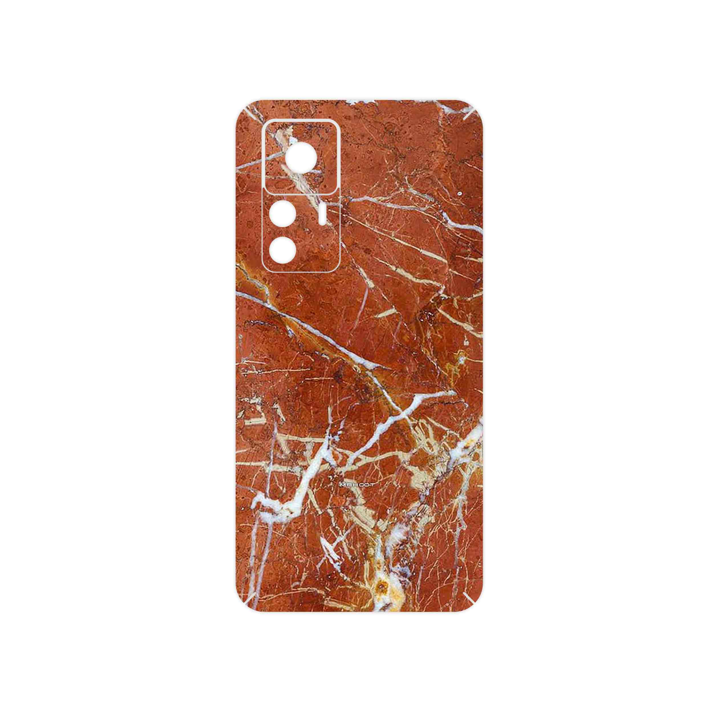 برچسب پوششی ماهوت مدل Red Marble مناسب برای گوشی موبایل شیائومی 12T Pro