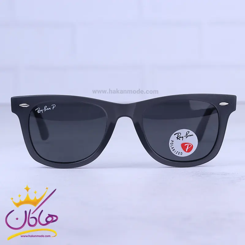 عینک آفتابی مردانه ری بن خاکستری پلاریزه RB 2140-E/2