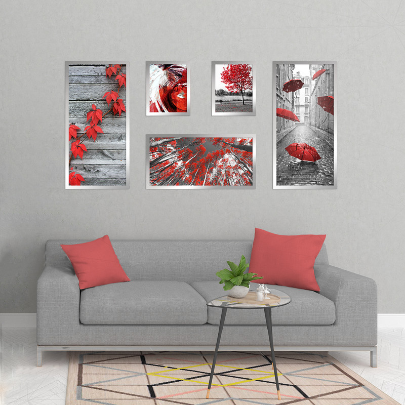 تابلو مدل Maha-KR503 مجموعه 5 عددی | دنیای قاب