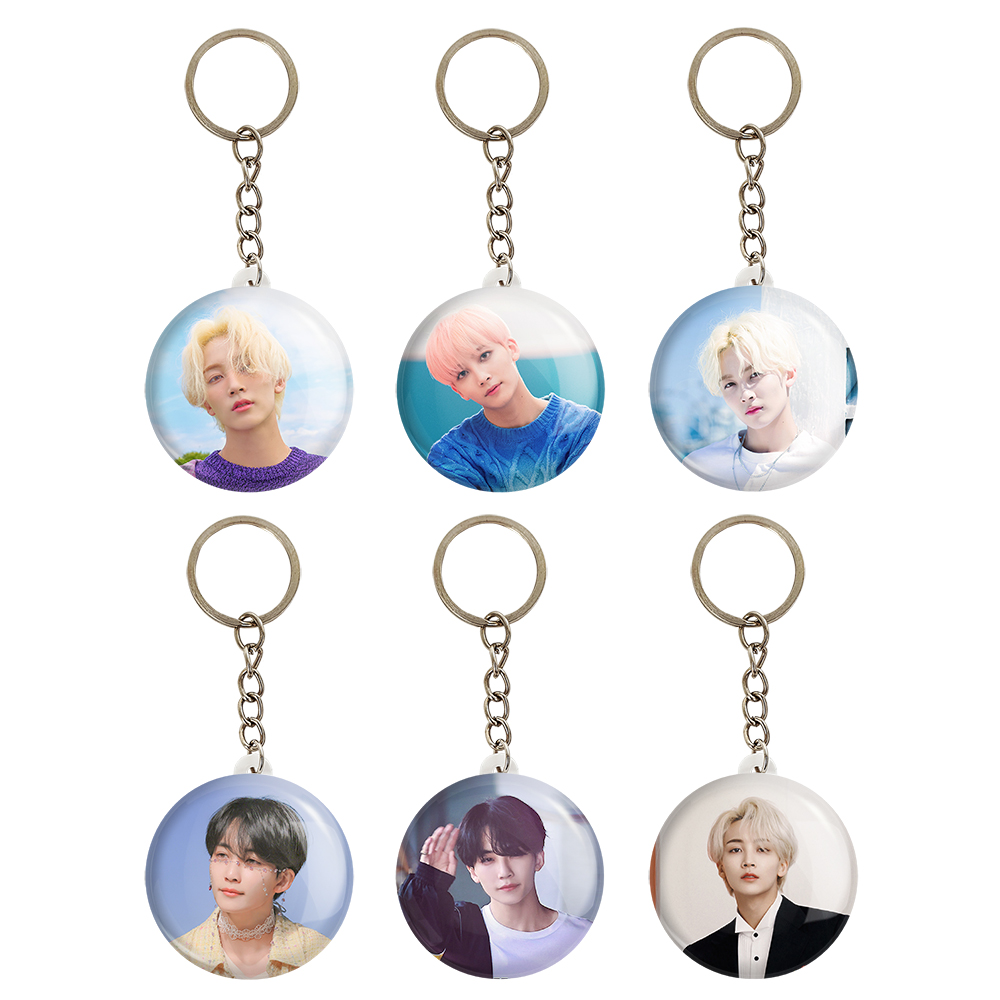 جاکلیدی خندالو مدل جونگهان گروه سونتین Seventeen کد 1300B مجموعه 6 عددی