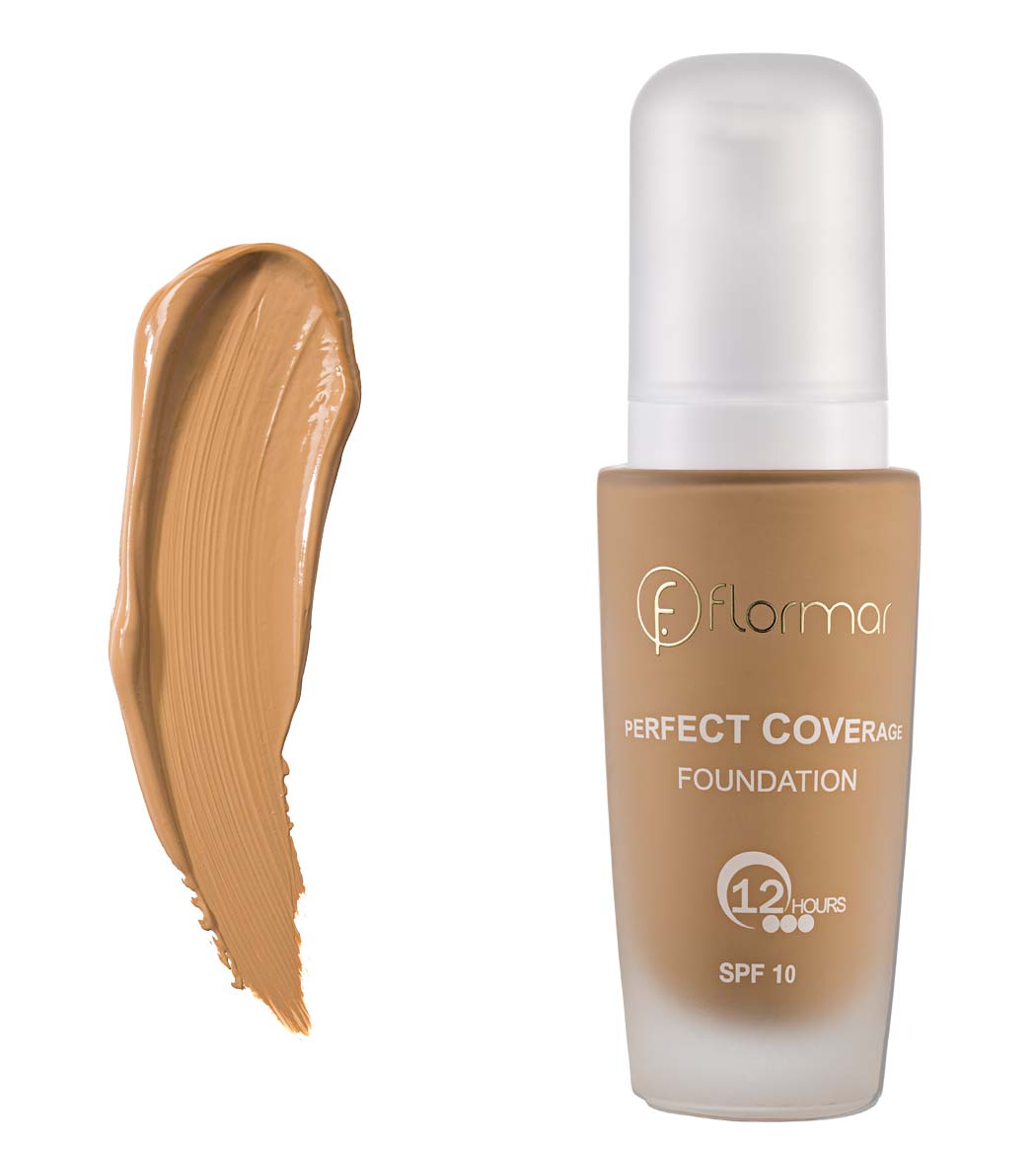 کرم پودر پرفکت کاوریج شماره 108 فلورمار عسلی