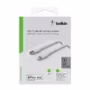 کابل تبدیل USB-C به لایتنینگ بلکین مدل CAA003bt1MWH Fast Charge به طول 1 متر