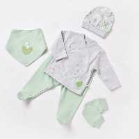 ست لباس بیمارستانی نوزادی دخترانه 5 تکه طرح فلامینگو بی بیبی Bi Baby