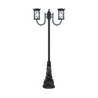 چراغ دو شاخه پارکی و حیاطی بیتانور مدل درتا طرح دار کد 482922T-96202