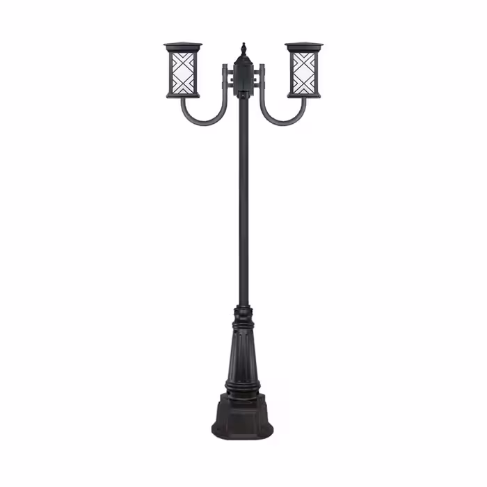 چراغ دو شاخه پارکی و حیاطی بیتانور مدل درتا طرح دار کد 482922T-96202