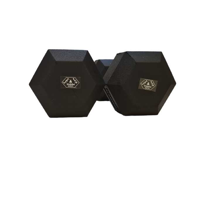 دمبل وزنه پویا مدل مکسول چرم وزن 5 کیلوگرم بسته 2 عددی