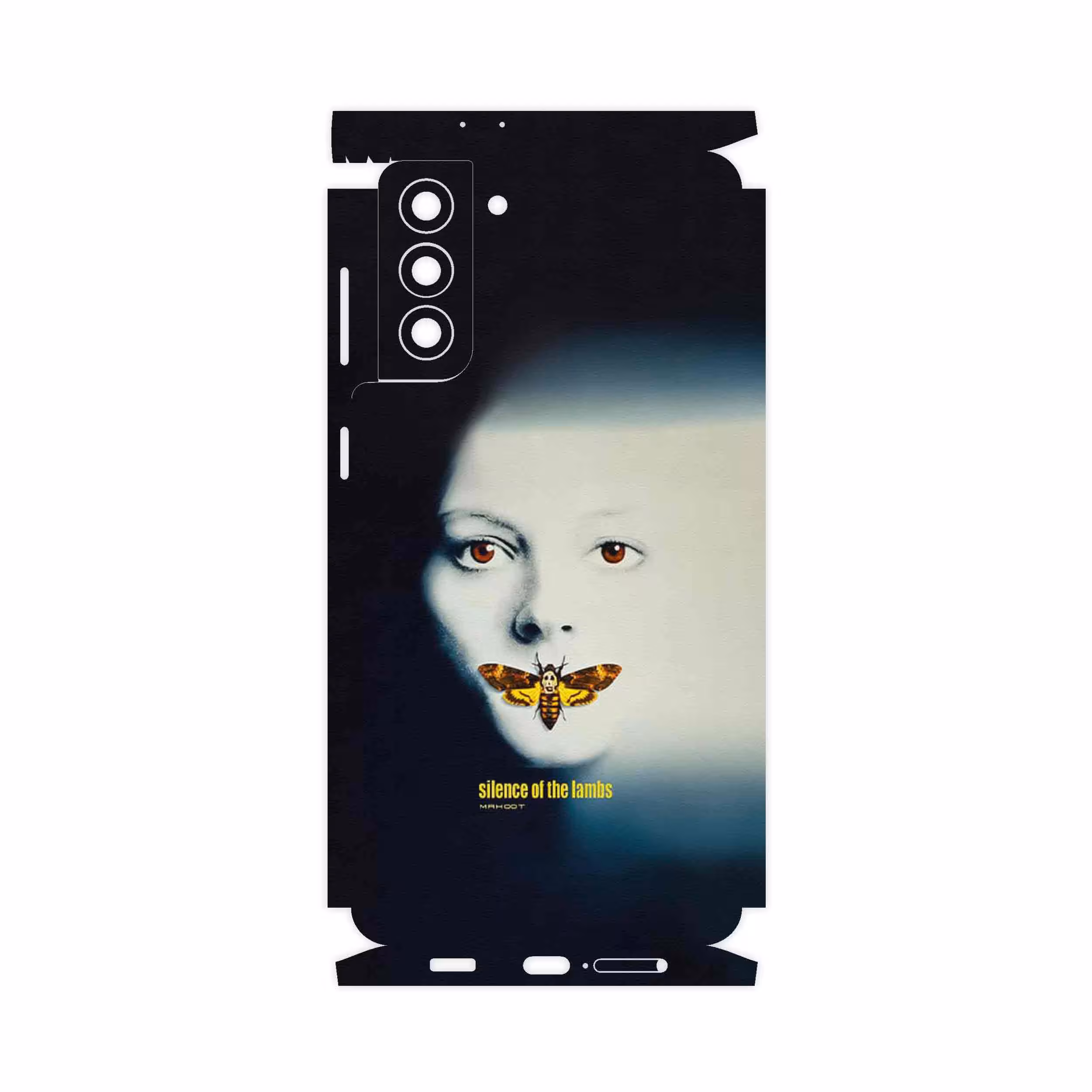 برچسب پوششی ماهوت مدل Silence of the Lambs-FullSkin مناسب برای گوشی موبایل سامسونگ Galaxy S21 Plus 5G