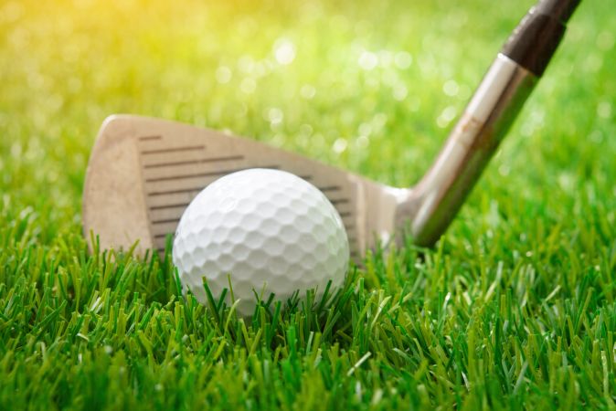 خرید و دانلود عکس Golf club and ball on green grass کد 24564 | پیک فاکس | Pic Fox