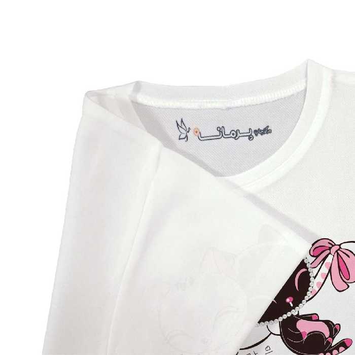 تی شرت بچگانه پرمانه طرح حیوانات بامزه کد pmt.6030