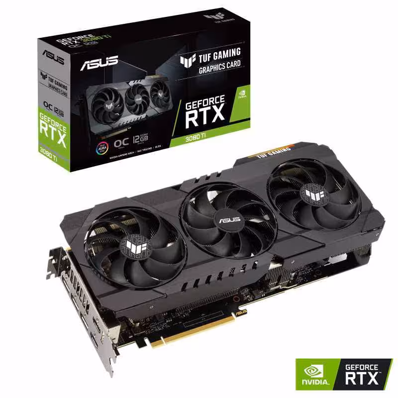 خرید کارت گرافیک ایسوس Graphics ASUS RTX3080 TI 12GB TUF GAMING با بهترین قیمت