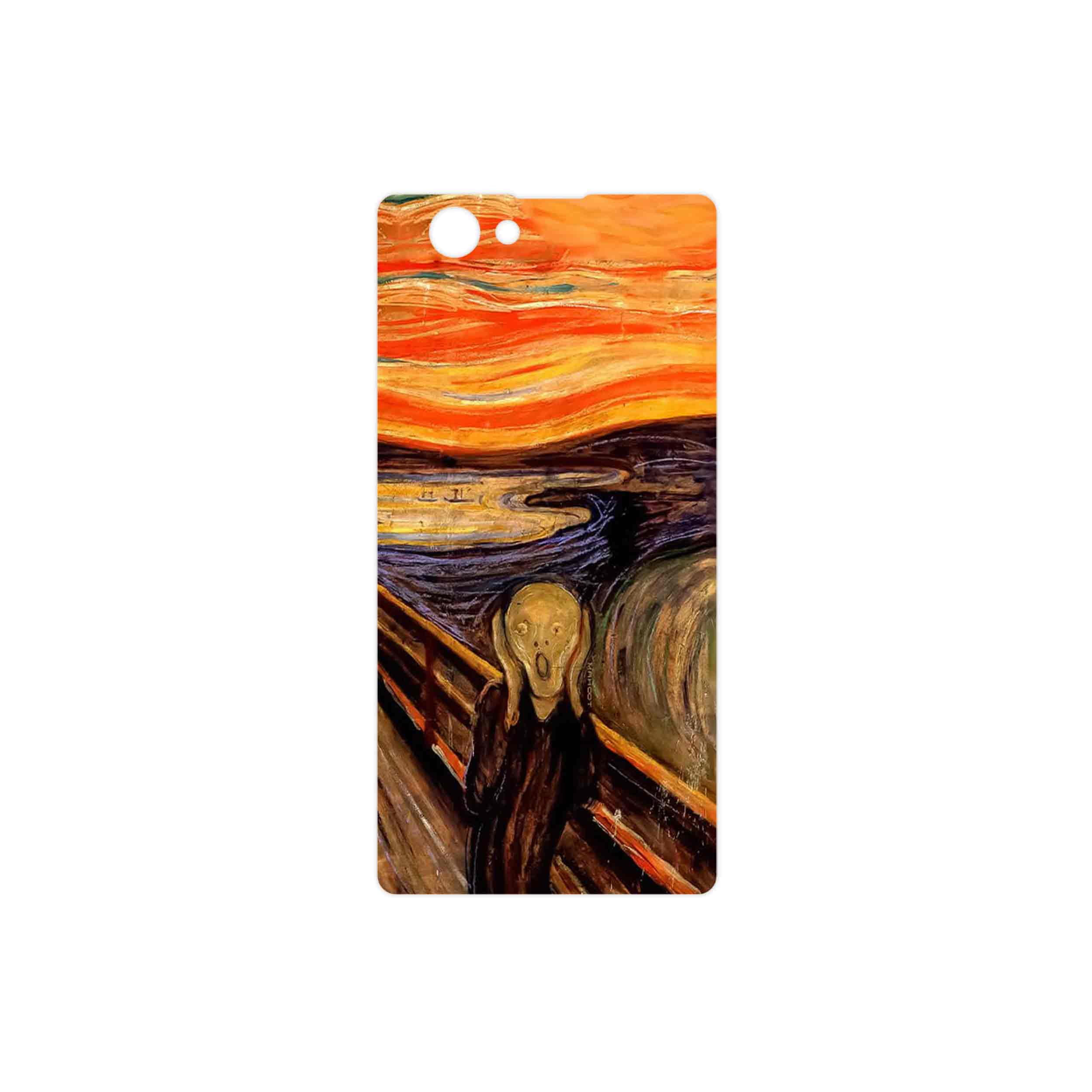 برچسب پوششی ماهوت مدل The Scream of Munch مناسب برای گوشی موبایل سونی Xperia Z1 Compact