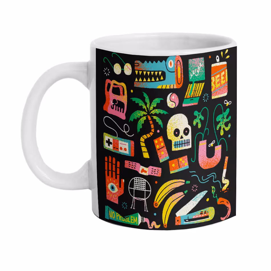 ماگ دارلی طرح فانتزی مدل M669