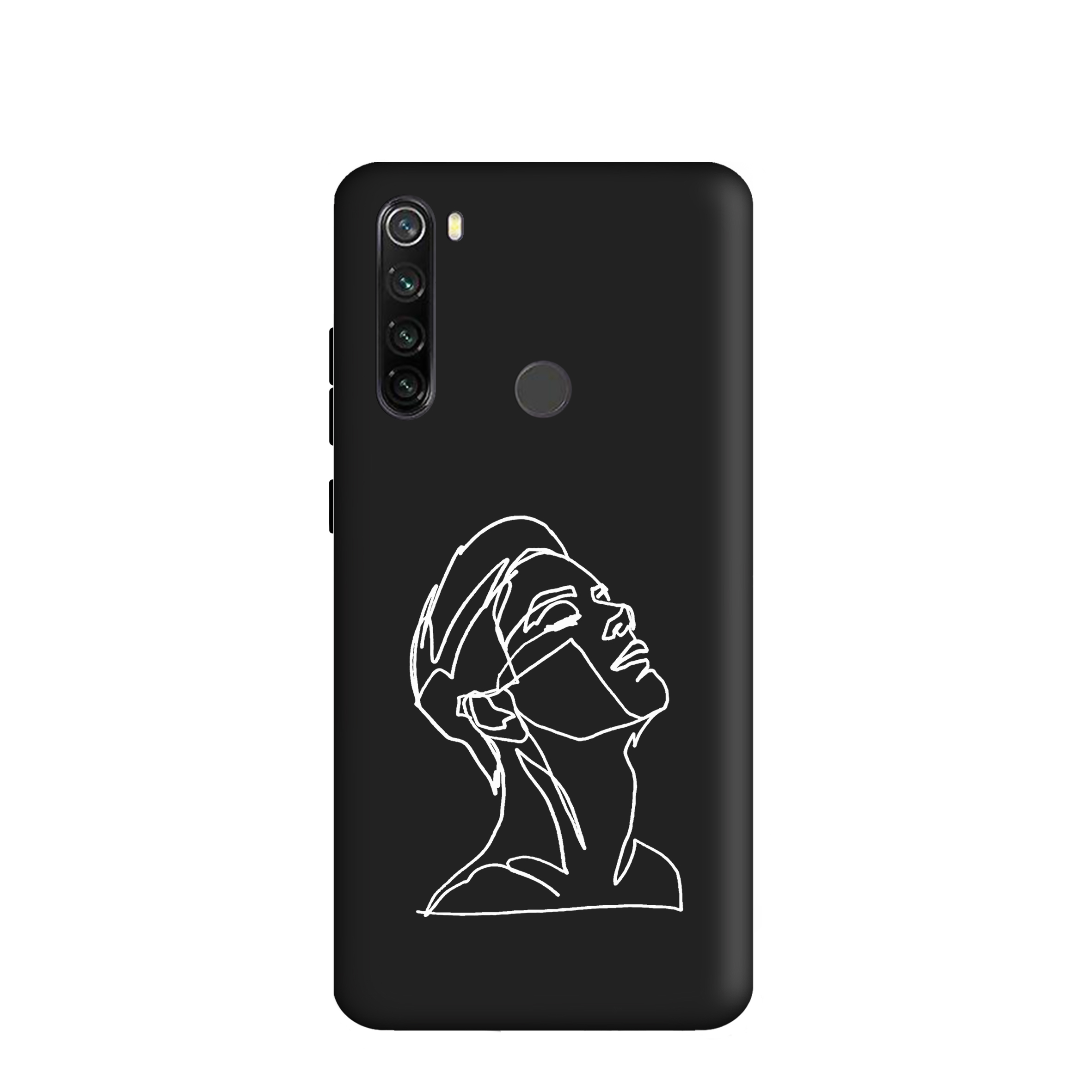 کاور طرح  چهره مینیمال پسرانه کد y9025 مناسب برای گوشی موبایل شیائومی  Redmi Note 8T