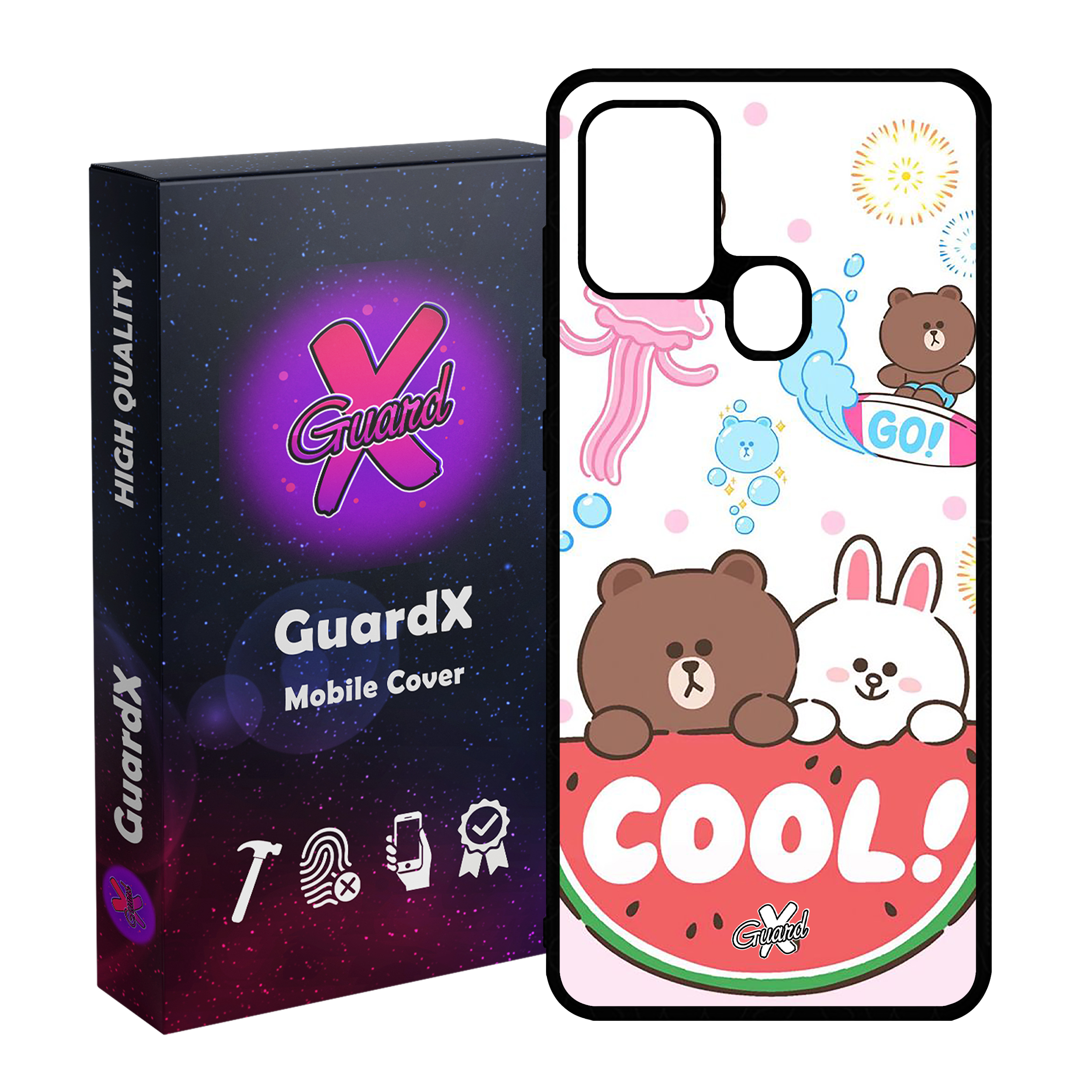 کاور گارد ایکس طرح Cool مدل Glass10071 مناسب برای گوشی موبایل سامسونگ Galaxy A21s