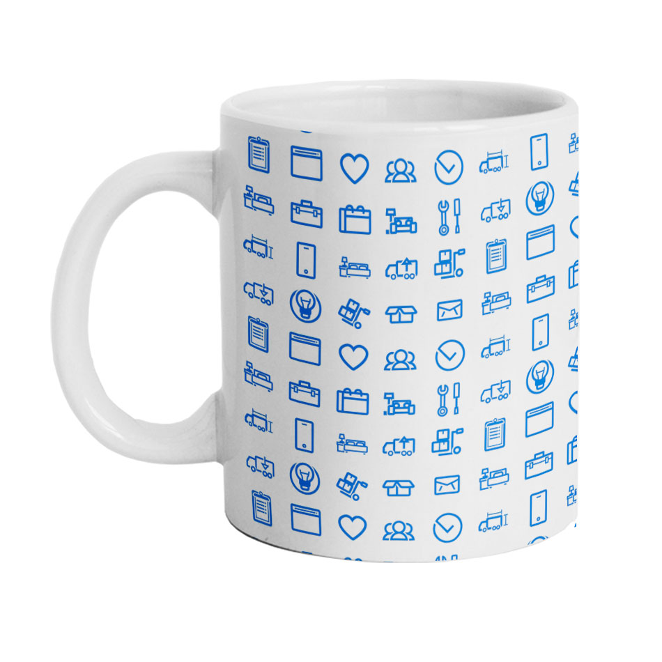 ماگ دارلی طرح Social media مدل M728