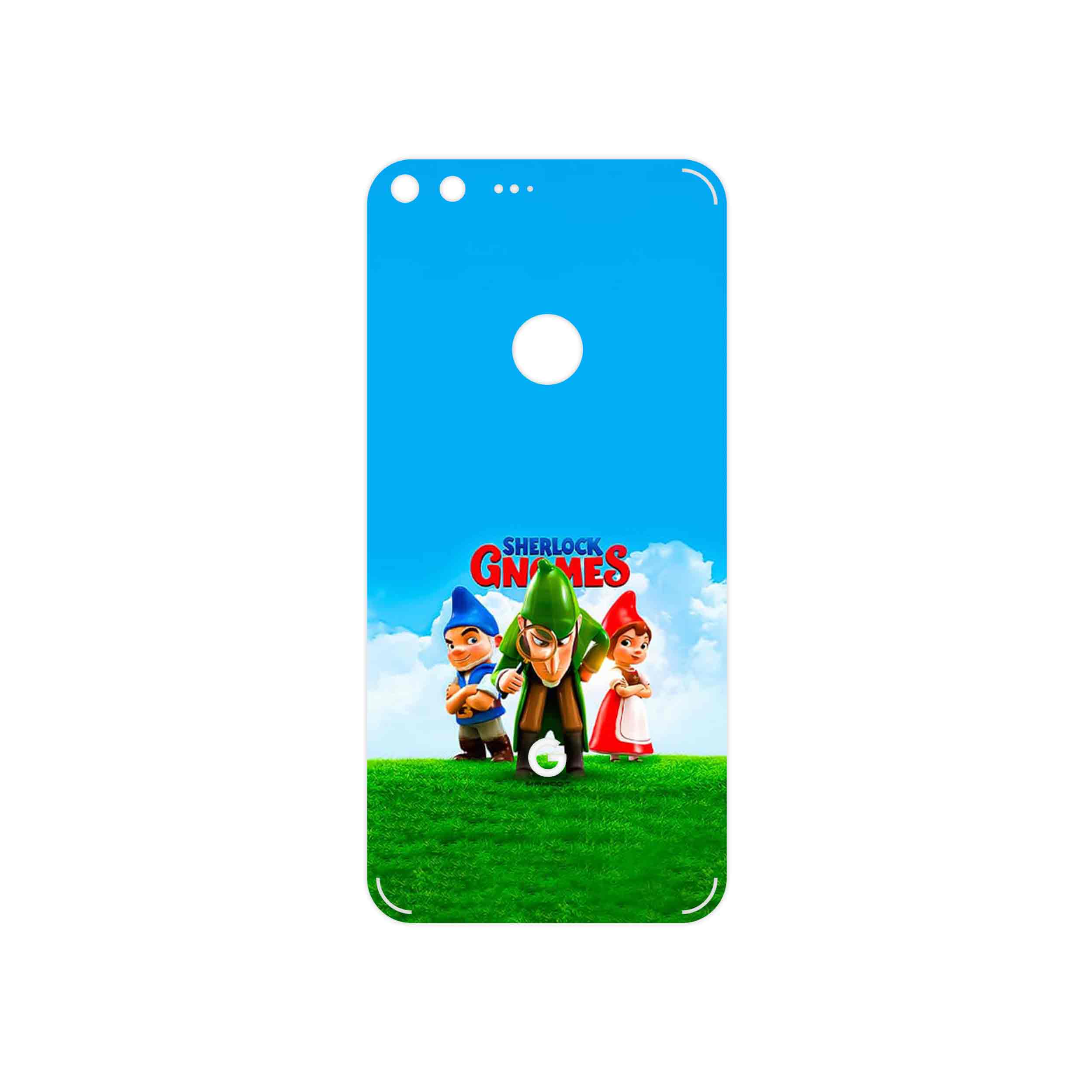 برچسب پوششی ماهوت مدل Sherlock Gnomes مناسب برای گوشی موبایل گوگل Pixel XL