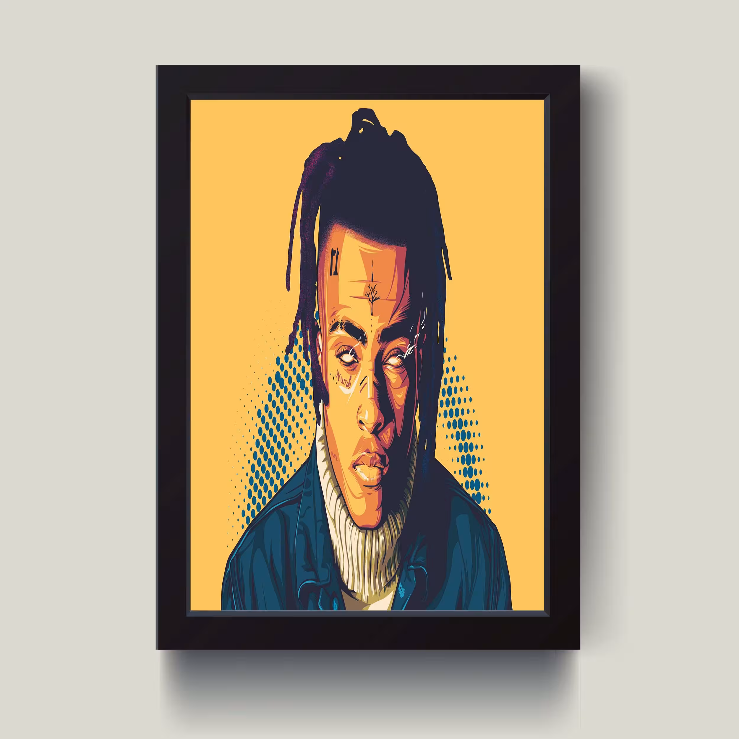 تابلو مدل تنتاسیون Xxxtentacion کدm2403-b