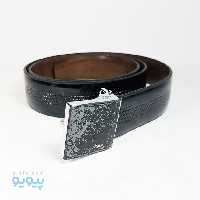 کمربند چرم مصنوعی پلاک ترک رابو کد E2101
