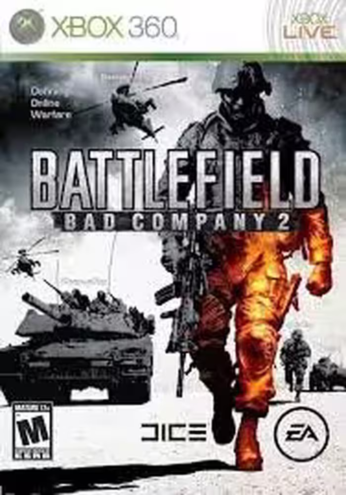 بازی ایکس باکس 360 battlefield bad company 2