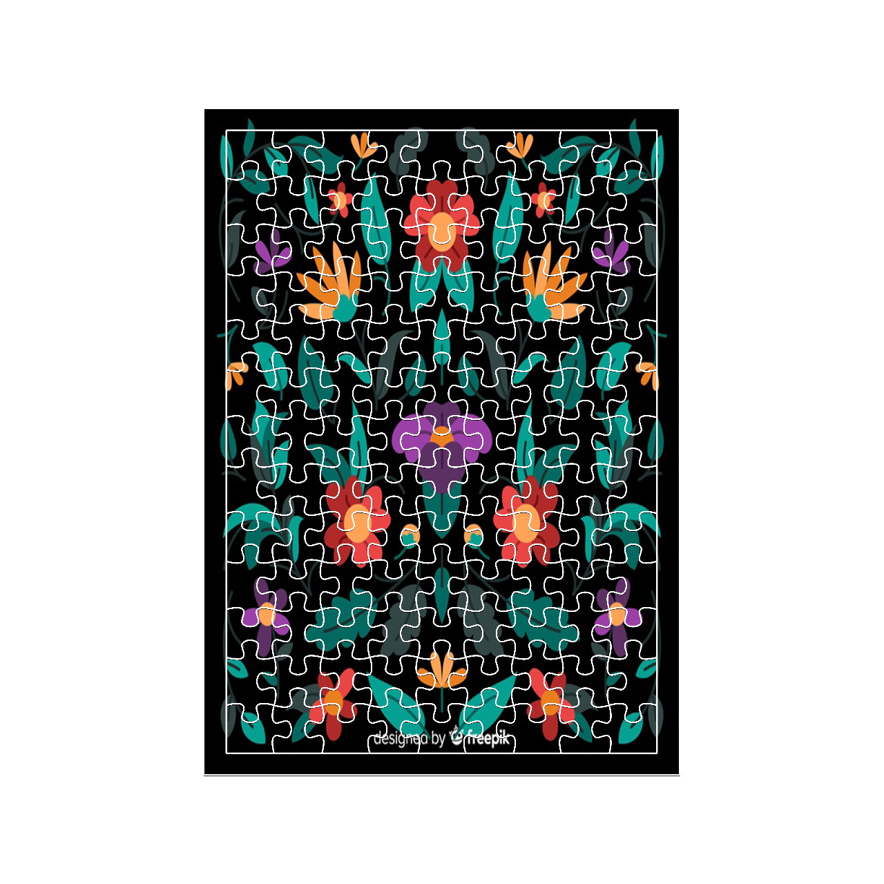 پازل 117 تکه مدل گل کد 371