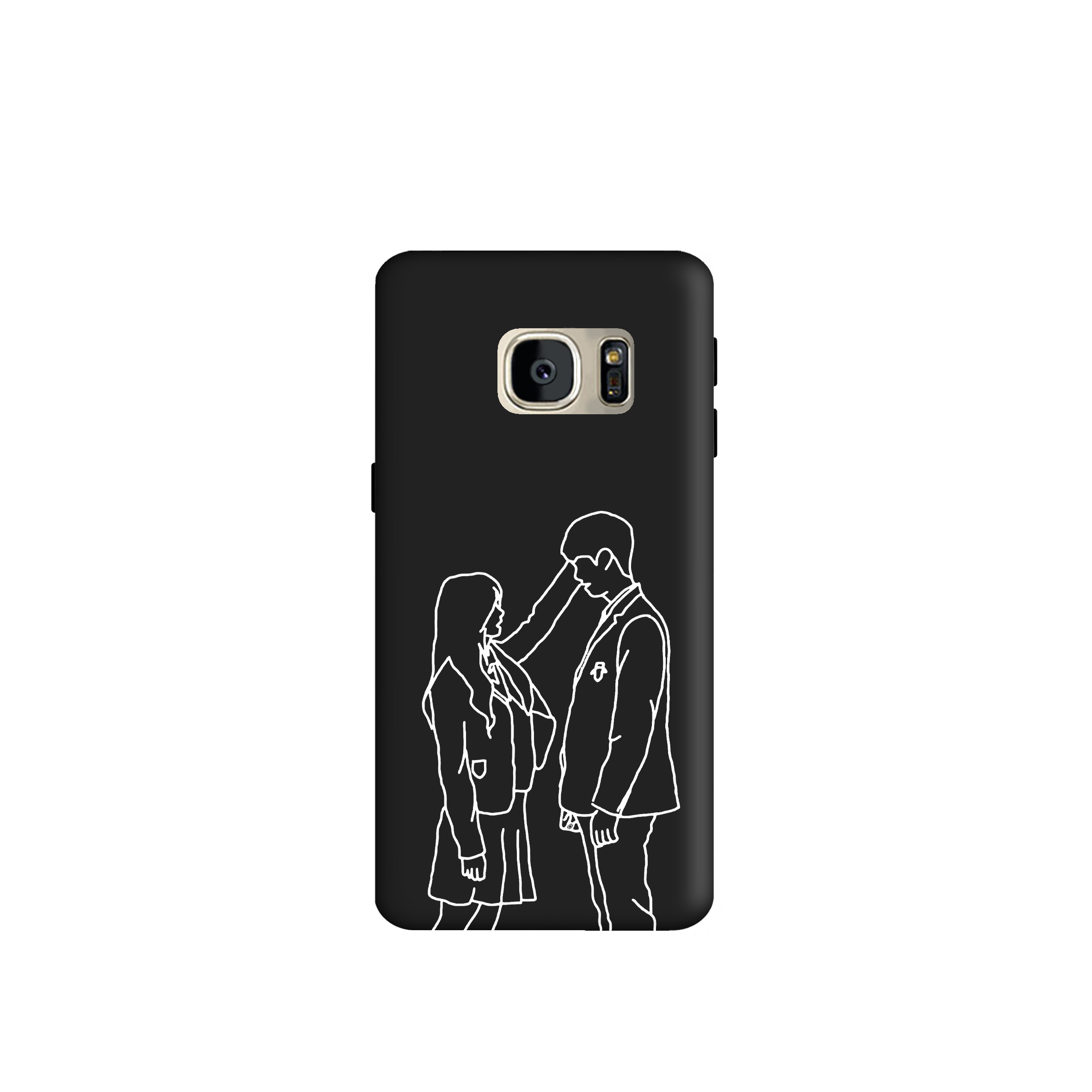 کاور طرح  عاشقانه مینیمال کد y5627 مناسب برای گوشی موبایل سامسونگ Galaxy S7 