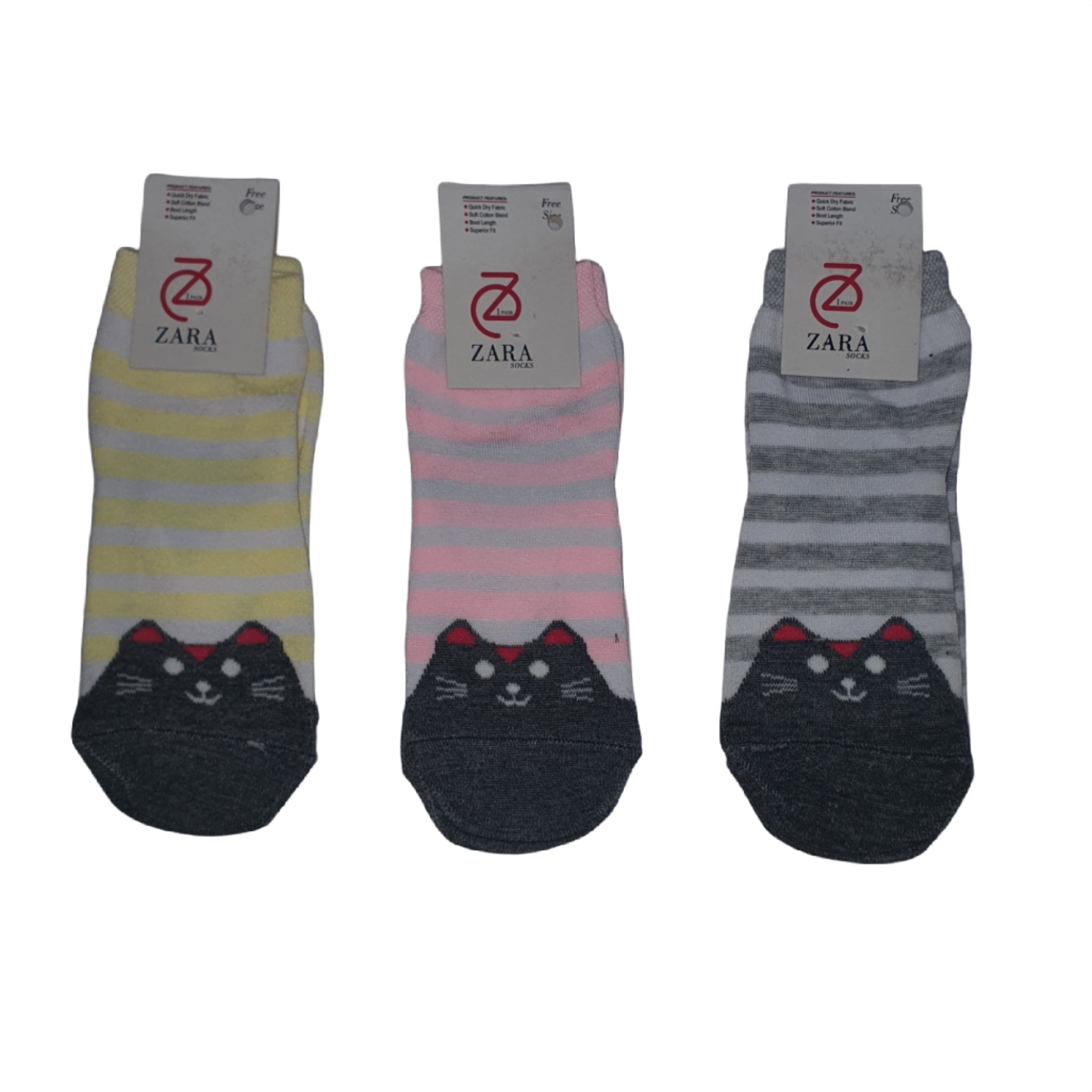 جوراب مدل Fopou بسته 3 عددی