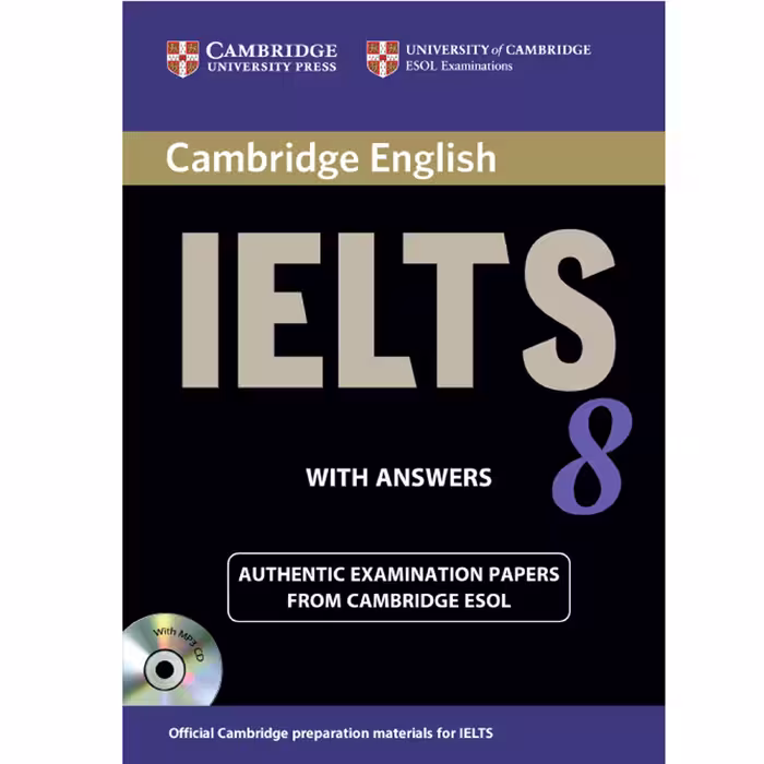 کتاب IELTS Cambridge 8 اثر جمعی از نویسندگان انتشارات هدف نوین