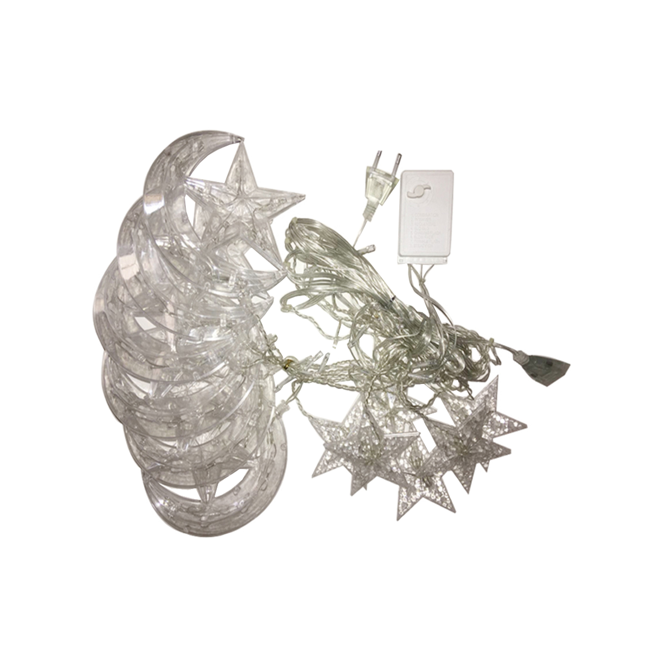 ریسه ال ای دی کد ماه و ستاره طول 2.5 متر 