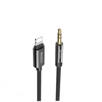  کابل تبدیل لایتنینگ به AUX یسیدو مدل YAU-17 طول 1.2 متر