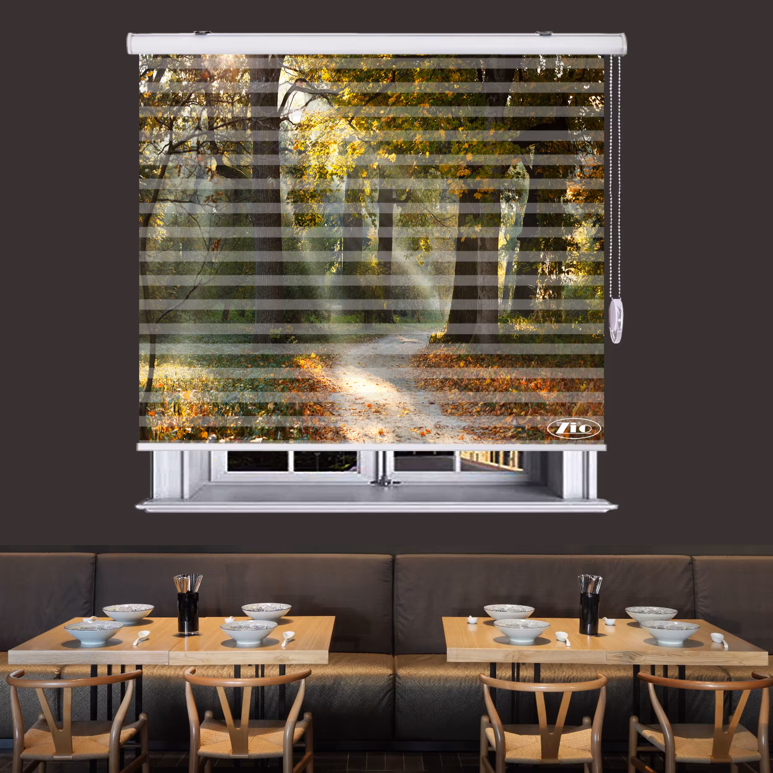  پرده زبرا زیو مدل L5072 سایز 100x150 سانتی متر