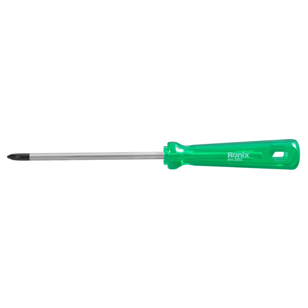 پیچ گوشتی تکی ساده 125در6 چهار سو کریستالی مدل RH-2865 رونیکس