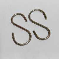 قلاب طرح S سایز 6 سانتی (مجموعه 2 عددی)