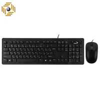 کیبورد و ماوس جنیوس مدل Slimstar C130 با حروف فارسی