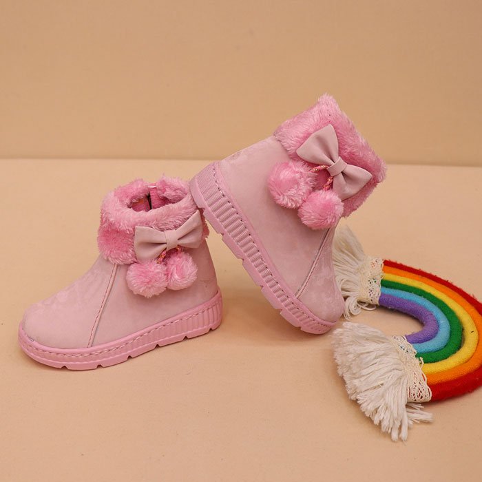 نیم بوت دخترانه منگوله دار. سایز 21 تا 36