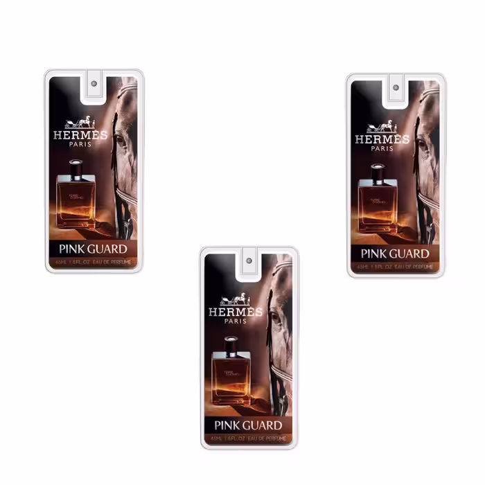 عطر جیبی پینک گارد مدل هرمس حجم 45 میلی لیتر مجموعه 3 عددی