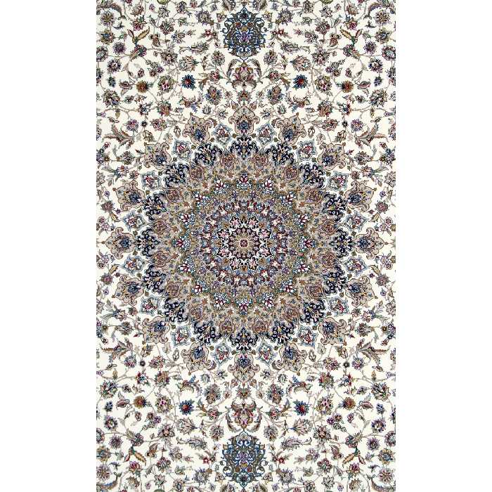 فرش ماشینی افرند کد afrand_24500 زمینه کرم