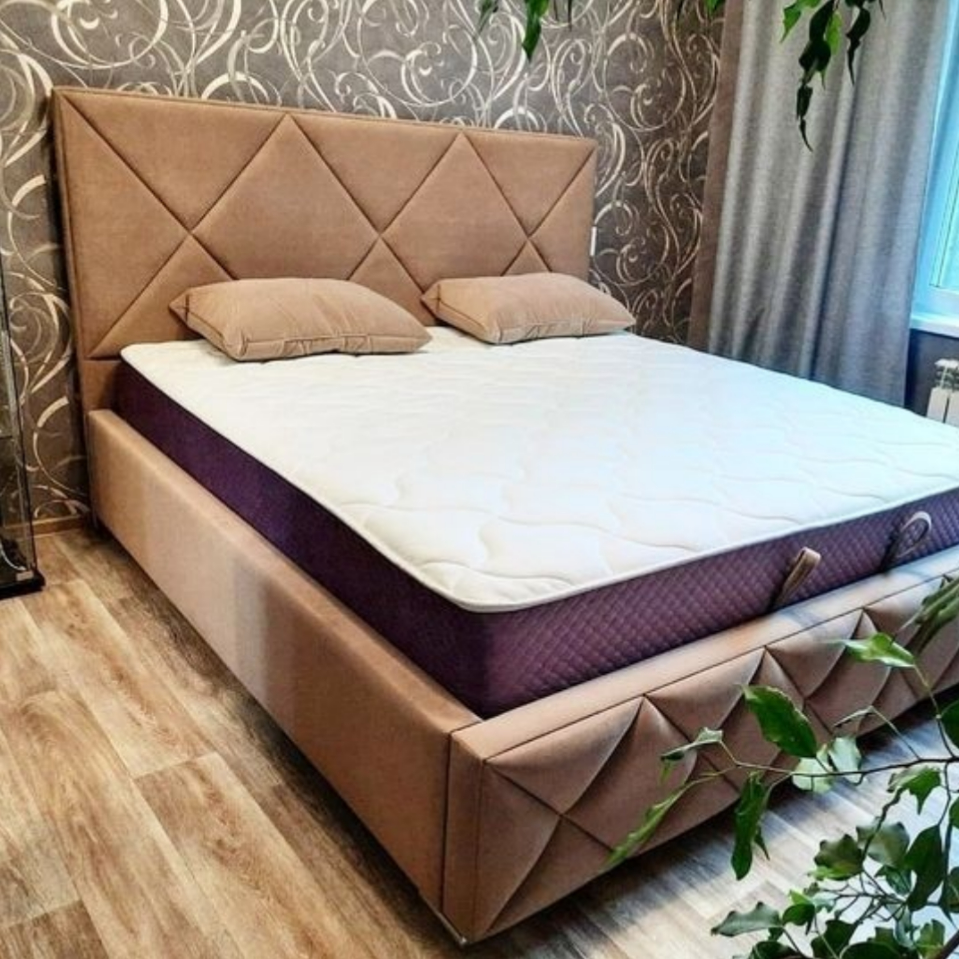 تخت خواب دونفره مدل آکاژور سایز 160×200 سانتی متر