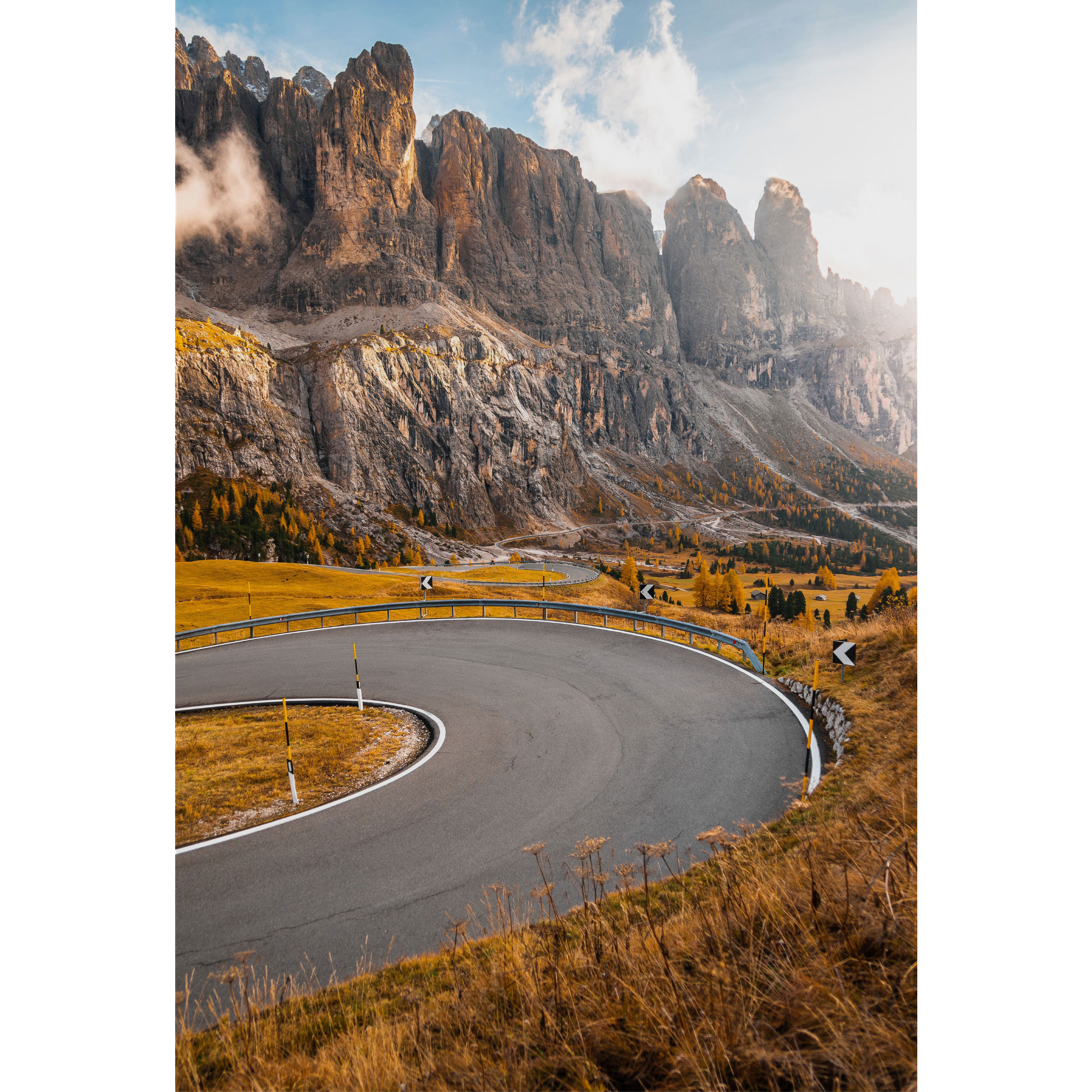 تابلو شاسی طرح جاده و کوه و صخره مدل T1919