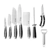 سرویس چاقو آشپزخانه 9 پارچه ام جی اس مدل KS-8015s