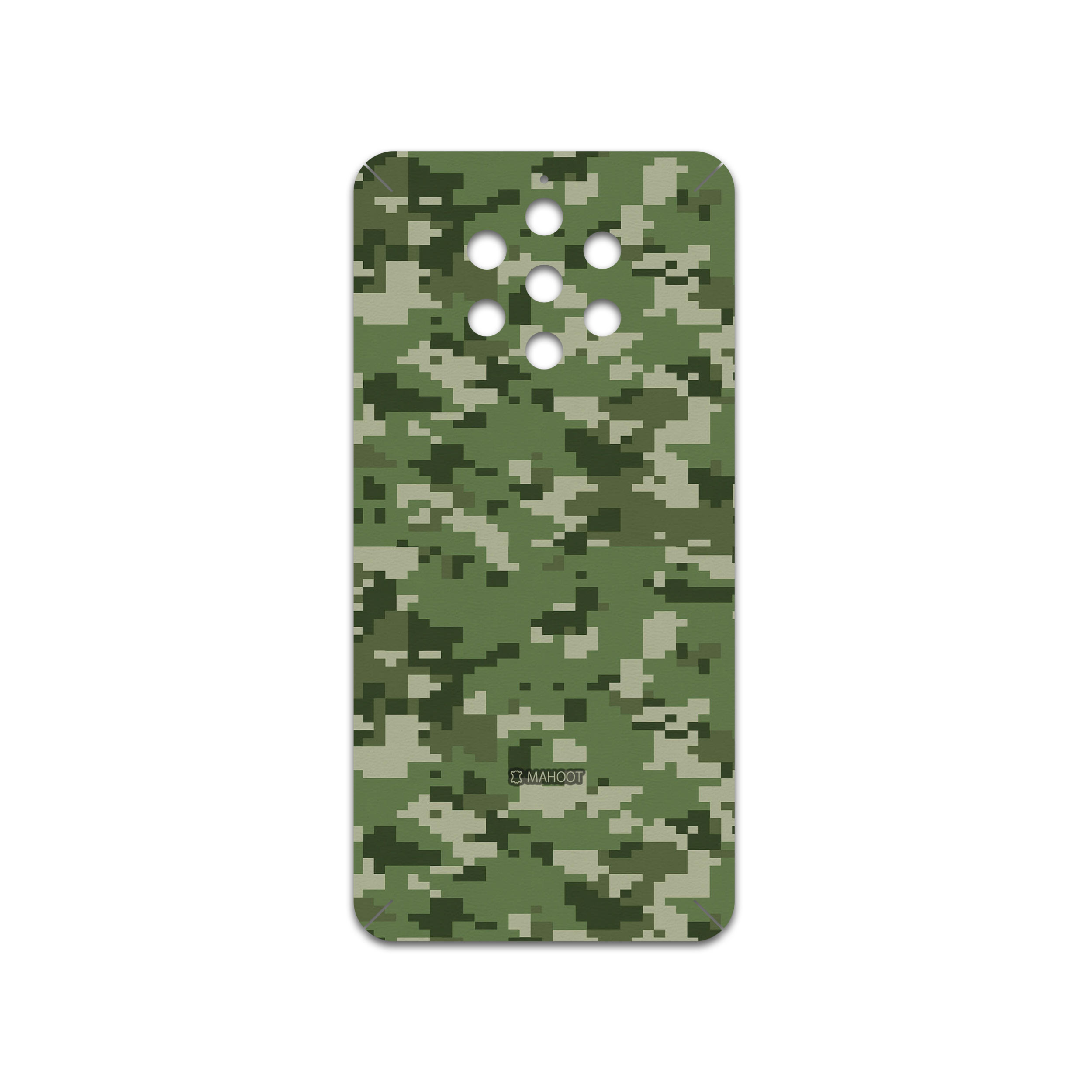 برچسب پوششی ماهوت مدل Army-Green-Pixel مناسب برای گوشی موبایل نوکیا 9 Pureview