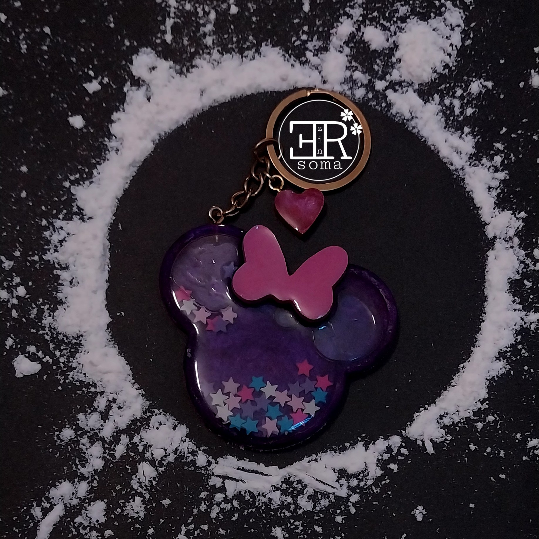 جاکلیدی آویز کلید مدل میکی موس رزینی