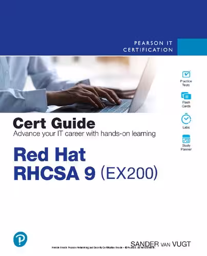 خرید و دانلود نسخه کامل کتاب Red Hat RHCSA 9 Cert Guide: EX200 (Certification Guide)