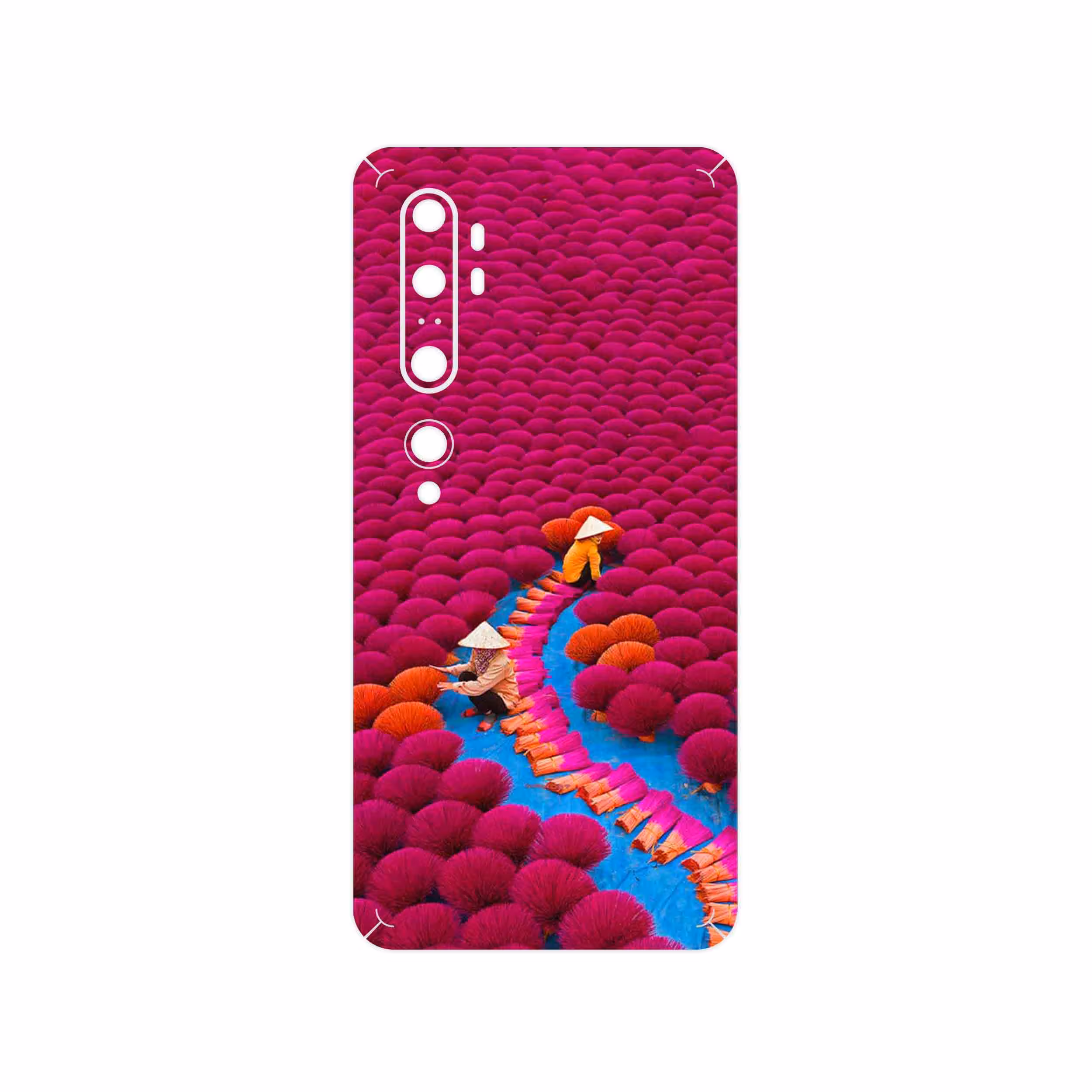 برچسب پوششی ماهوت مدل Vietnam Incense Wood Farms مناسب برای گوشی موبایل شیائومی Mi Note 10 Pro