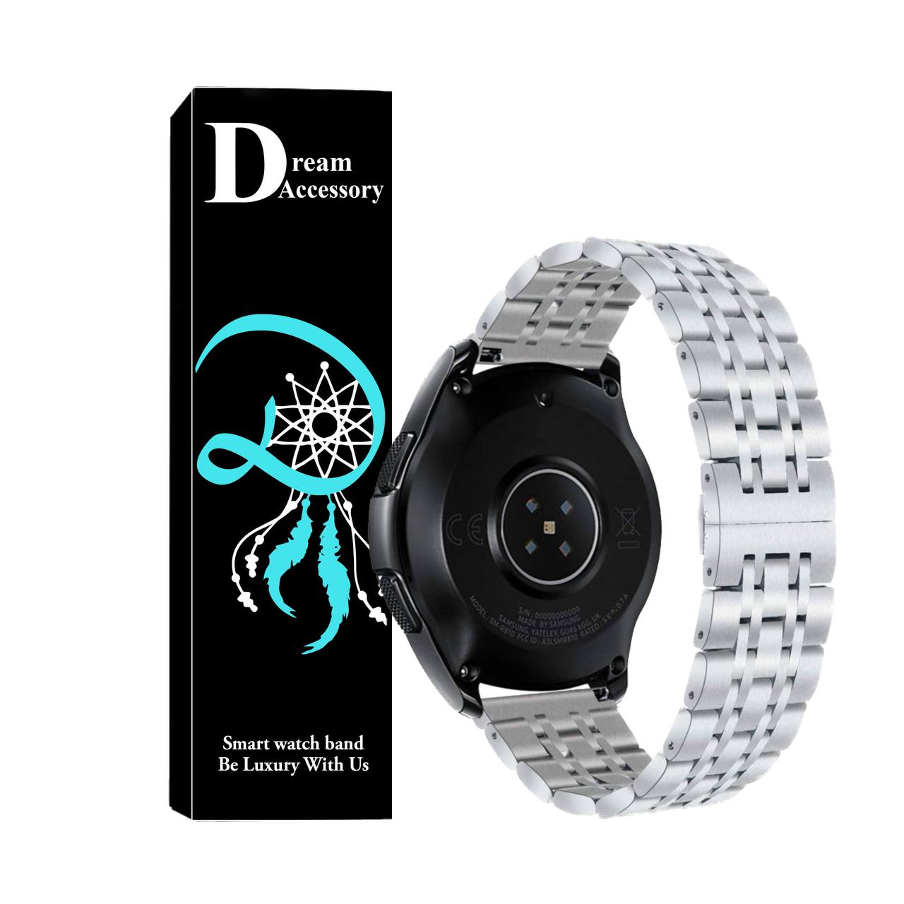 بند دریم مدل Metalic 7B مناسب برای ساعت هوشمند سامسونگ Galaxy Gear S4 Classic 42mm