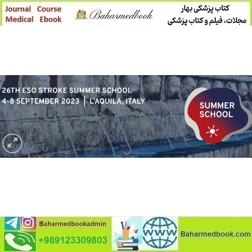 26TH ESO STROKE SUMMER SCHOOL 4 8 SEPTEMBER 2023