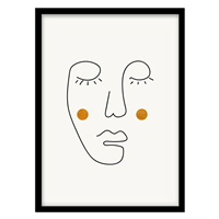 قیمت و خرید تابلو دکوراتیو مدل پرتره لاین‌آرت مدرن کد 1328