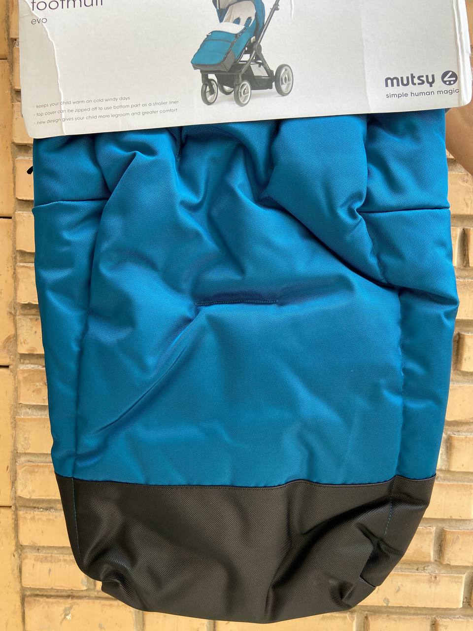 کاور گرم کن کالسکه رنگ آبی کاربنی ماتسی Msuty