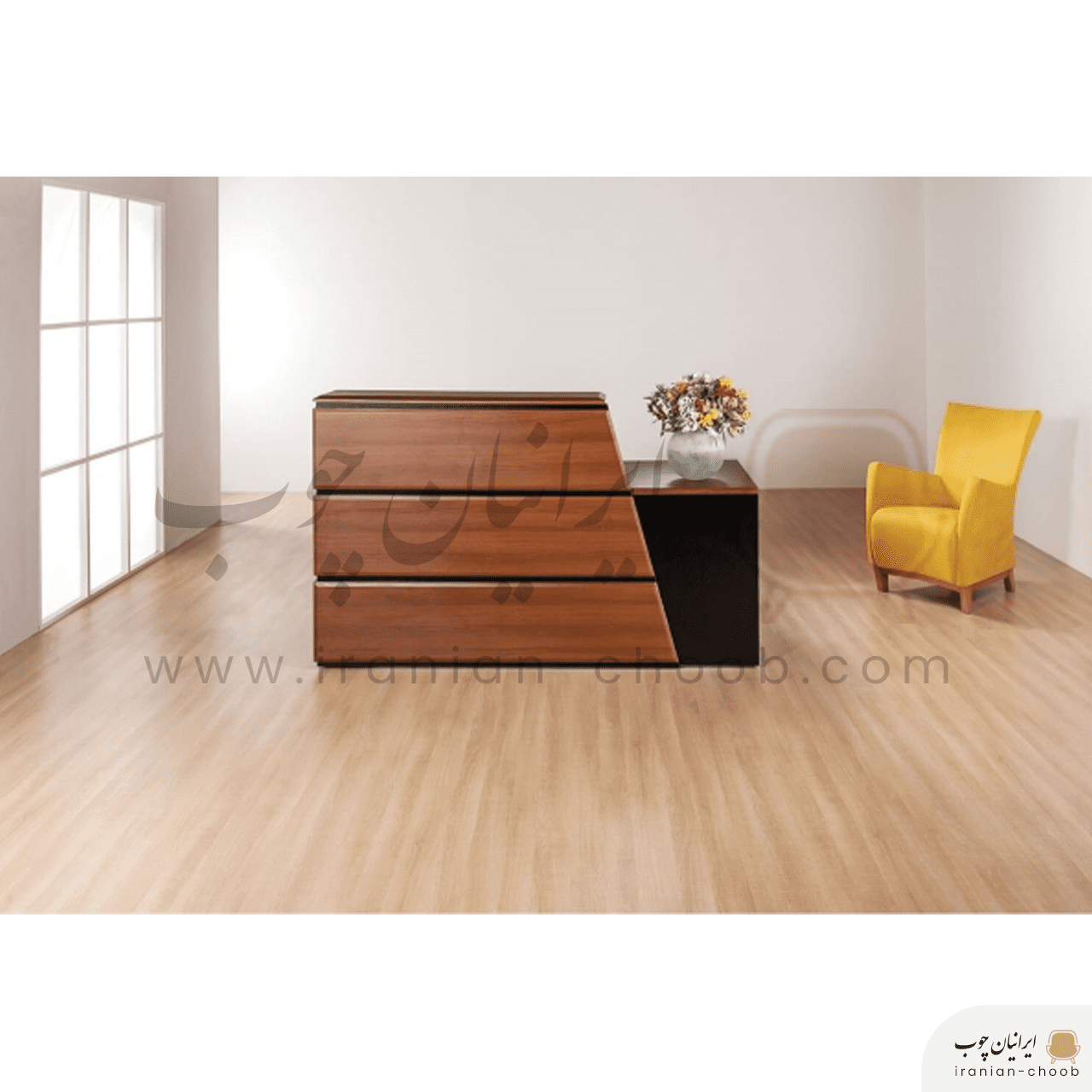 میز کانتر ایرانیان چوب مدل یسنا