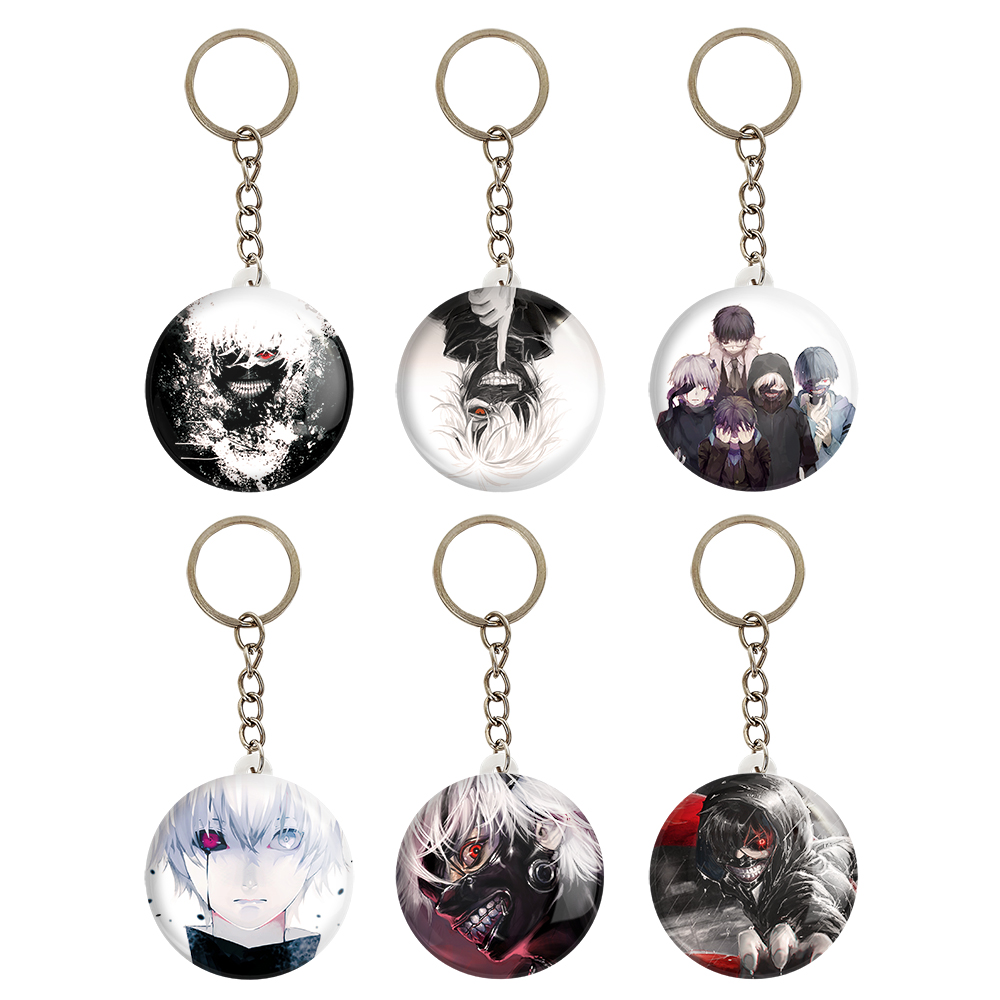 جاکلیدی خندالو مدل انیمه توکیو غول Tokyo Ghoul کد 493B مجموعه 6 عددی