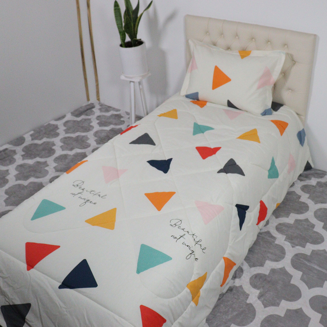 سرویس خواب مانیکا هوم کد 001 یک نفره 3 تکه